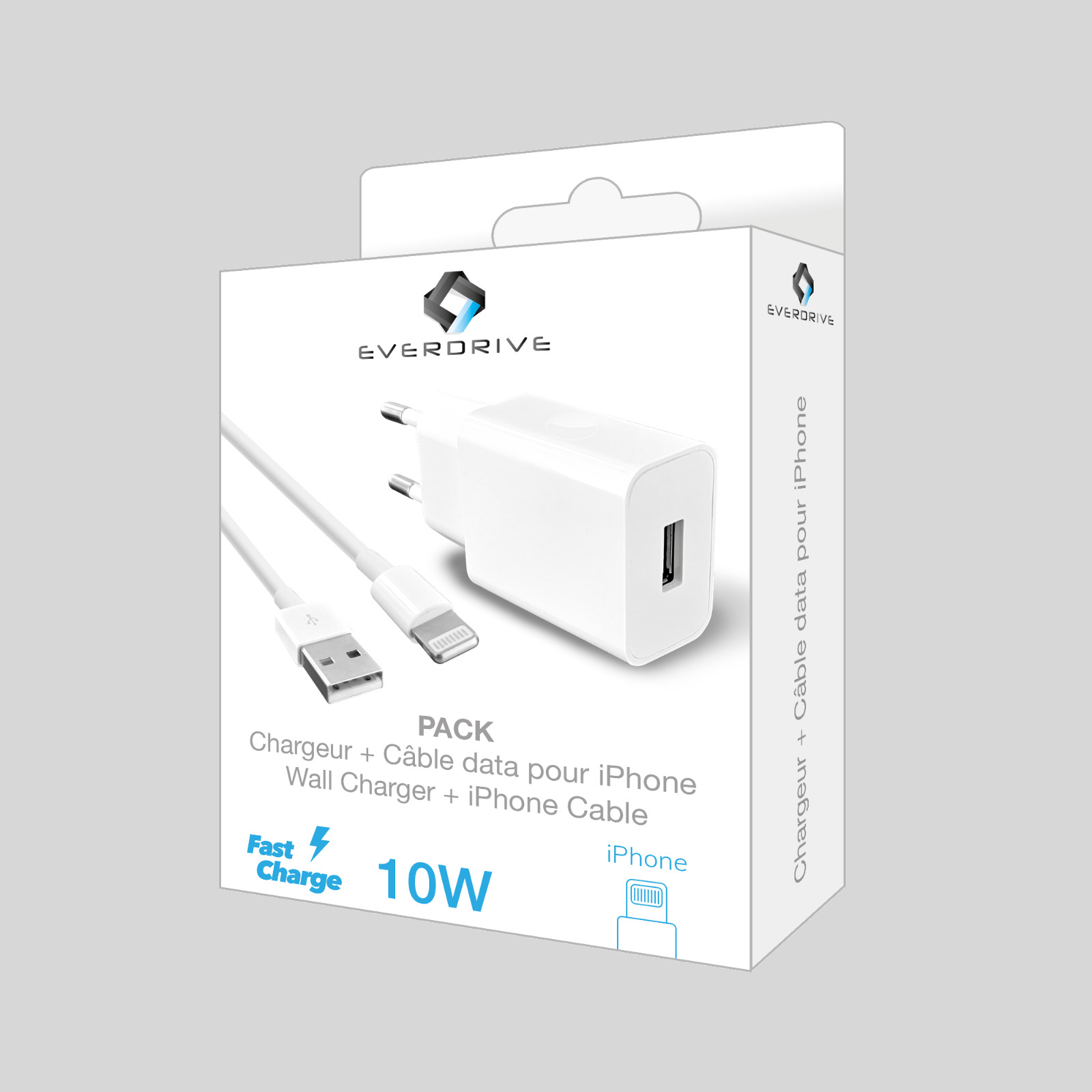 Chargeur Everdrive avec cable Lightning